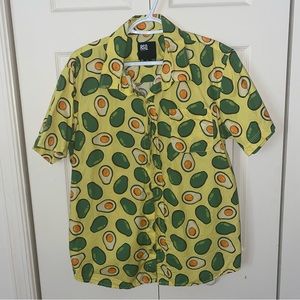 RSQ Avocado Short-Sleeve Button-Down Shirt